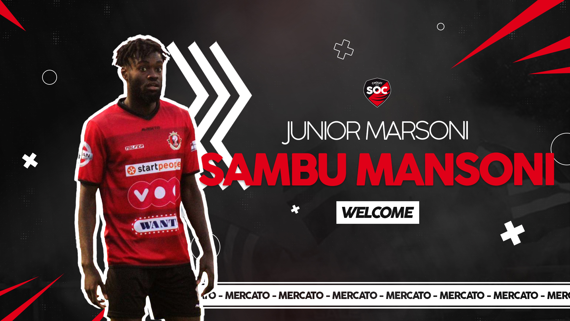 Junior Marsoni Sambu Mansoni Recrue